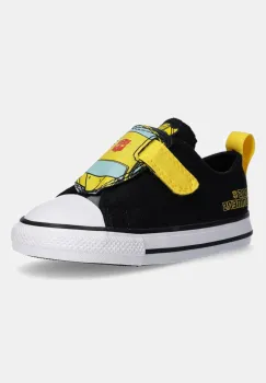 Converse tenisi copii CHUCK TAYLOR ALL STAR 2V culoarea negru, A11661C imagine
