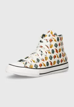 Converse tenisi copii CHUCK TAYLOR ALL STAR culoarea alb, 671707C imagine