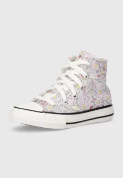 Converse tenisi copii CHUCK TAYLOR ALL STAR culoarea violet, A03578C imagine