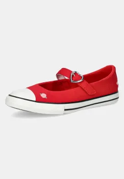 Converse tenisi copii Chuck Taylor All Star Dainty Mary Jane culoarea rosu, A12731C imagine