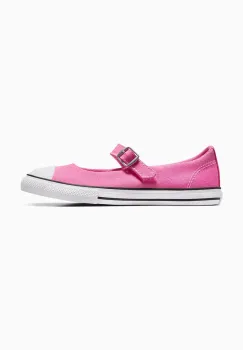 Converse tenisi copii Chuck Taylor All Star Dainty Mary Jane culoarea roz, A12730C imagine