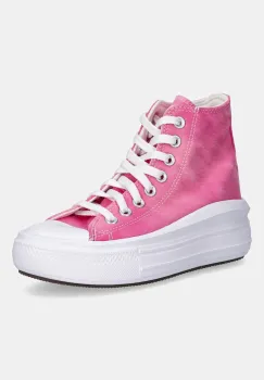 Converse tenisi copii CHUCK TAYLOR ALL STAR MOVE culoarea roz, A11817C imagine