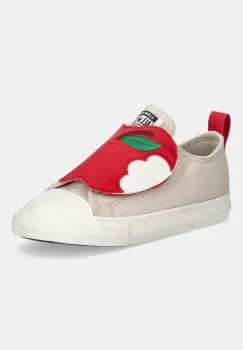 Converse tenisi copii CHUCK TAYLOR ALL STAR ONE STRAP culoarea bej, A13186C imagine
