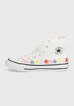 Converse tenisi copii culoarea alb imagine