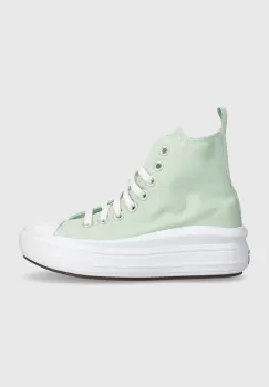 Converse tenisi copii culoarea verde imagine