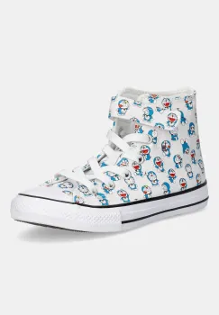 Converse tenisi copii Doraemon . Converse Chuck Taylor All Star culoarea alb, A15793C imagine