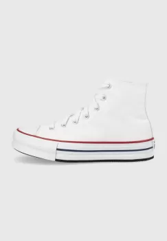 Converse tenisi copii femei, culoarea alb imagine