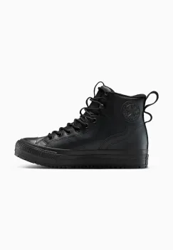 Converse tenisi de piele Chuck Taylor All Star Hiker Boot Water Repellent culoarea negru, A13234C imagine