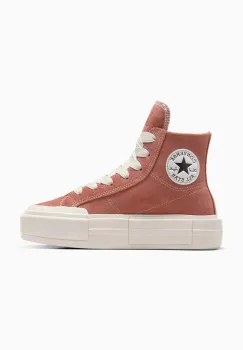 Converse tenisi din piele intoarsa Chuck Taylor All Star Cruise culoarea portocaliu, A10437C imagine