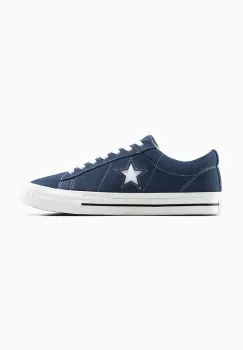 Converse tenisi din piele intoarsa One Star 95 culoarea bleumarin, A15097C imagine