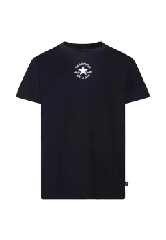 Converse tricou copii culoarea negru, cu imprimeu imagine