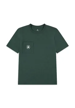 Converse tricou copii culoarea verde, cu imprimeu, 9CH485 imagine