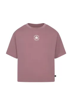 Converse tricou de bumbac pentru copii culoarea roz imagine