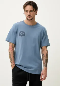 Converse tricou din bumbac barbati, cu imprimeu, 10027666-A01 imagine