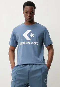 Converse tricou din bumbac cu imprimeu, 10025458-A40 imagine