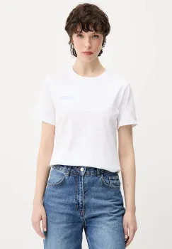 Converse tricou din bumbac culoarea alb, 10028336-A01 imagine