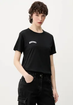 Converse tricou din bumbac culoarea negru, 10028336-A03 imagine