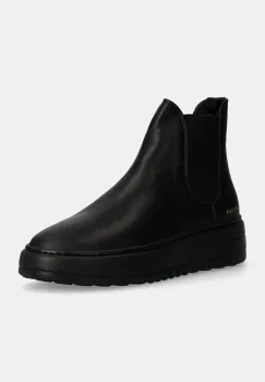 Copenhagen ghete chelsea de piele femei, culoarea negru, cu platforma, CPH91 imagine
