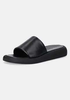 Copenhagen papuci de piele Leather femei, culoarea negru, CPH773 imagine