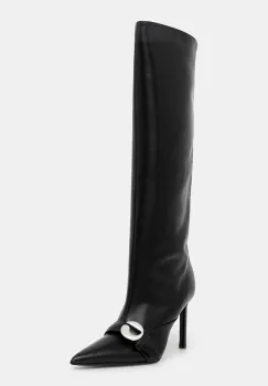 Coperni ghete de piele Belt Boot culoarea negru, cu toc cui, COPSH86F6058 imagine