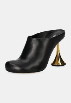 Coperni papuci Orchestra Closed Mule Heel femei, culoarea negru, cu toc cui, COPSH60F6014 imagine