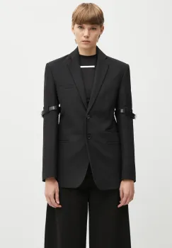 Coperni sacou Logo Belted imagine