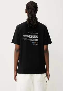 Coperni x Disney Belle tricou din bumbac culoarea negru, DJS03F5036BEL imagine