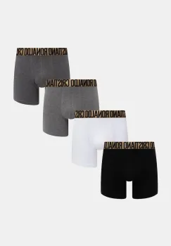 CR7 Cristiano Ronaldo boxeri de bumbac 4-pack culoarea gri, 8104.49.2504 imagine