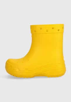 Crocs cizme copii culoarea galben imagine