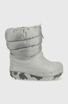 Crocs cizme de iarna copii culoarea gri imagine