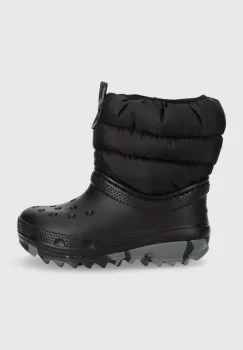 Crocs cizme de iarna copii culoarea negru imagine