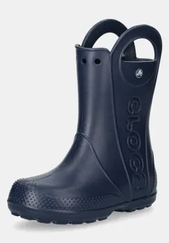 Crocs cizme HANDLE IT RAIN BOOT KIDS culoarea albastru marin, 211052 imagine