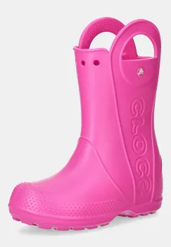 Crocs cizme HANDLE IT RAIN BOOT KIDS culoarea bleumarin, 211052 imagine