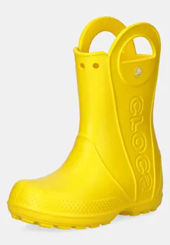 Crocs cizme HANDLE IT RAIN BOOT KIDS culoarea galben, 211052 imagine