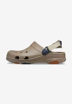 Crocs papuci All Terain Clog 206340 barbati, culoarea verde 206340.KHAKI.MULTI-MULT imagine