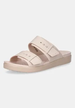 Crocs papuci Brooklyn Buckle Low culoarea roz, cu platforma, 211215 imagine