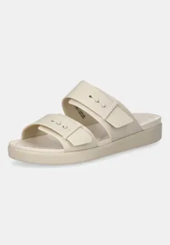 Crocs papuci Brooklyn Buckle Low culoarea verde, 211215 imagine