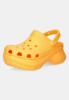 Crocs papuci Classic Bae Clog W femei, culoarea portocaliu, cu platforma, 206302.85Q imagine