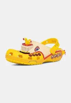 Crocs papuci Classic Beatles Yellow Sb Clog culoarea galben, 210893-90H imagine