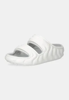 Crocs papuci Classic Cozzy Overpuff Sandal culoarea alb, 210074 imagine