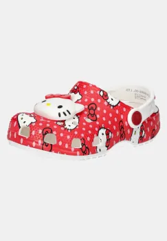 Crocs papuci CLASSIC HELLO KITTY RED CLOG culoarea rosu, 210576 imagine