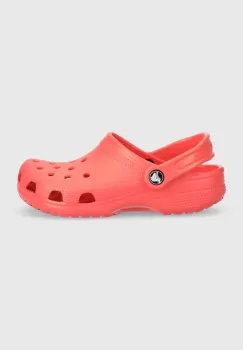 Crocs papuci CLASSIC KIDS CLOG culoarea rosu imagine