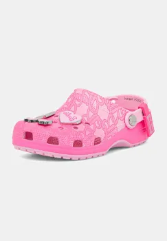 Crocs papuci Classic Mattel Pink Barbie Clog culoarea roz, 211405 imagine