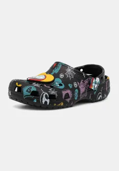 Crocs papuci Classic Nightmare Multi Clog culoarea negru, 211419 imagine