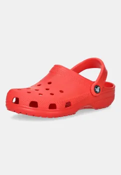 Crocs papuci copii CROCS CLASSIC CLOG culoarea rosu, 206991 imagine
