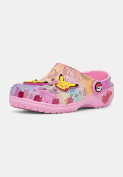 Crocs papuci copii CROCS CLASSIC PIKACHU PINK CLOG culoarea roz, 211229 imagine