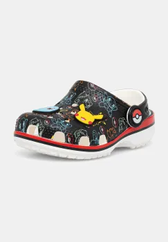 Crocs papuci copii CROCS CLASSIC POKEMON PRINT CLOG culoarea negru, 211345 imagine