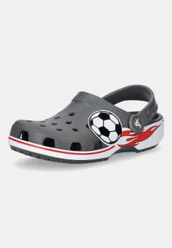 Crocs papuci copii CROCS CLASSIC SOCCER BAND CLOG culoarea gri, 211605 imagine