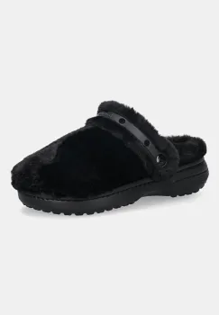 Crocs papuci de casa Classic Unfurgettable Clog culoarea negru, 211116 imagine