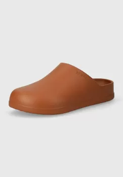 Crocs papuci Dylan Clog barbati, culoarea maro, 209366 imagine